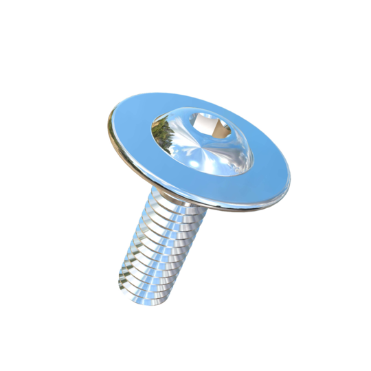 Titanium 5/16-18 X 1 UNC Button Head Socket Drive Allied Titanium Cap Screw with Flange